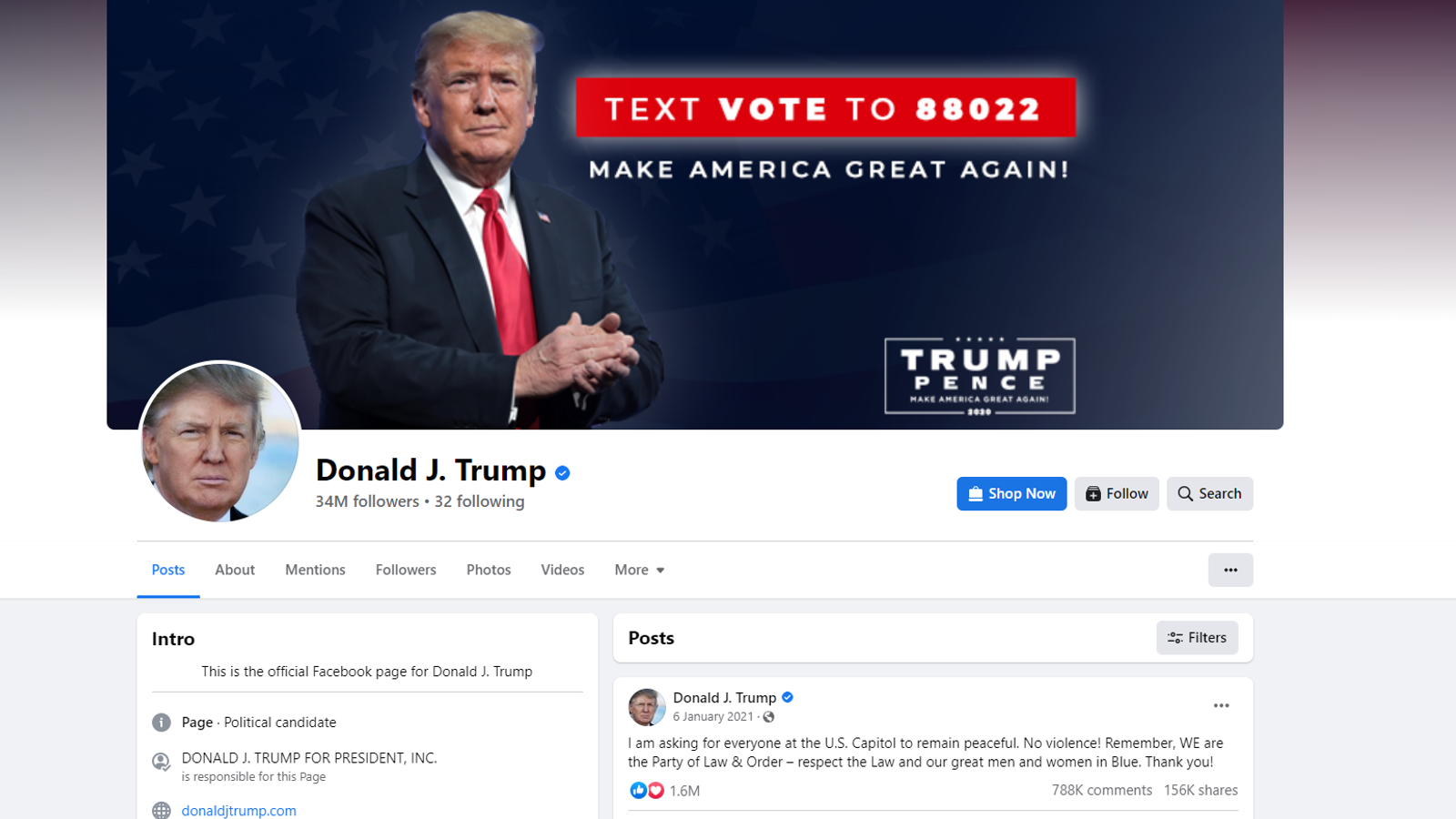 Donald Trump's Facebook And Instagram Pages Are Restored After Ban | US ...