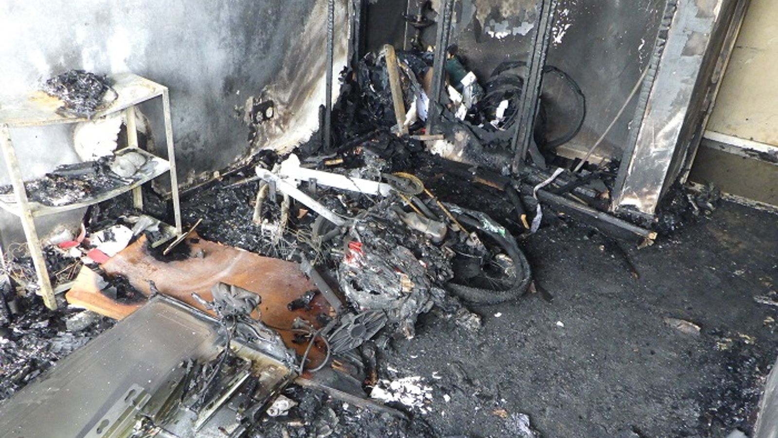 'Alarming' increase in the number of fires caused by e-scooter and e-bike batteries