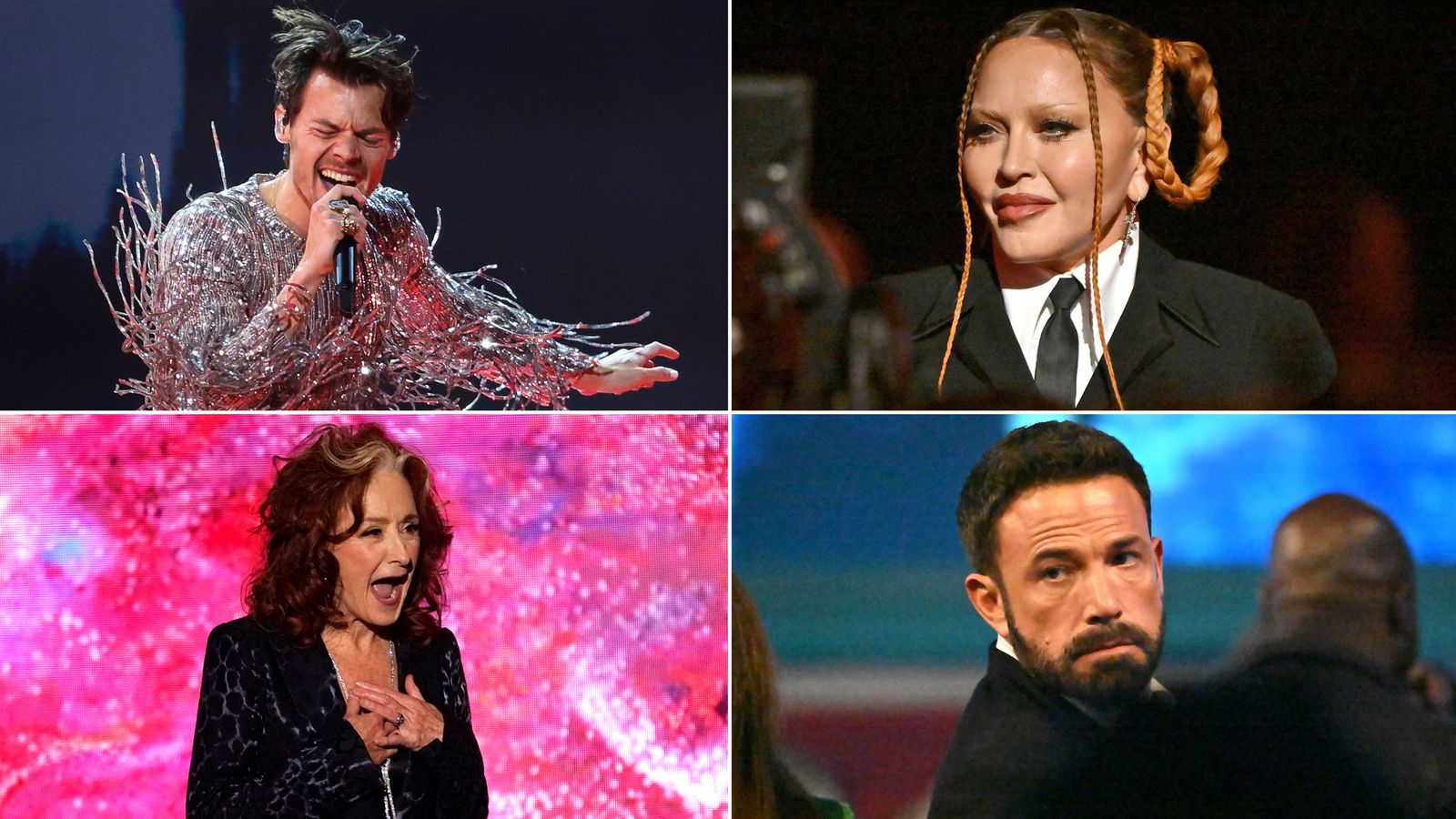 Grammys 2023: Bored Ben Affleck, blushing Adele and unrecognisable Madonna - the seven best bits of the awards