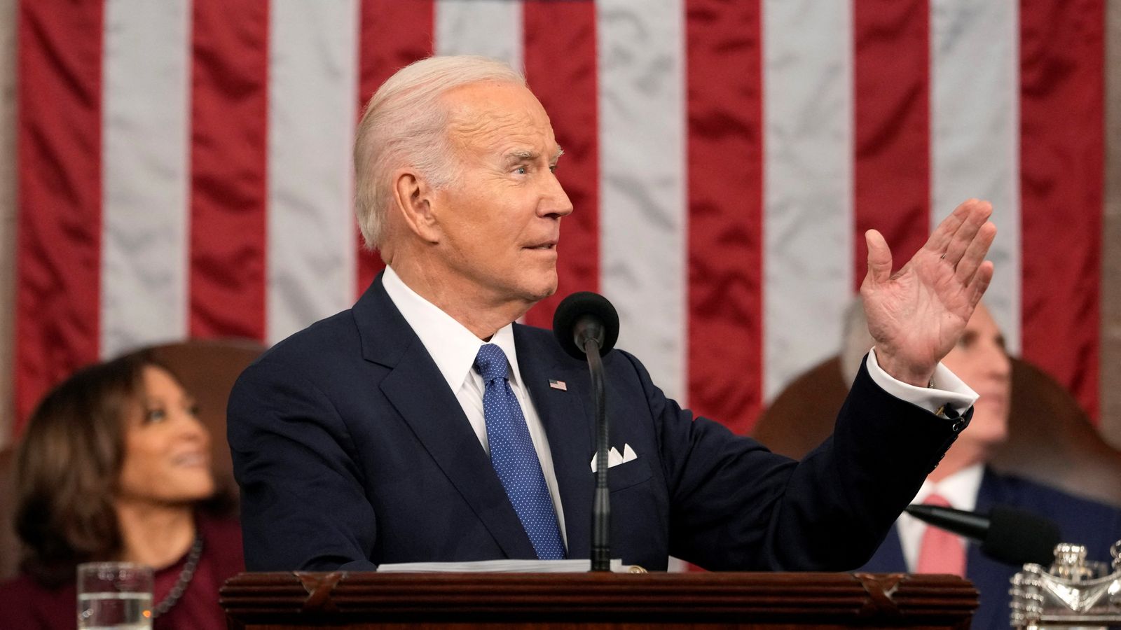 State of the Union: Joe Biden vows to work with Republicans - and says US democracy is bruised but unbroken