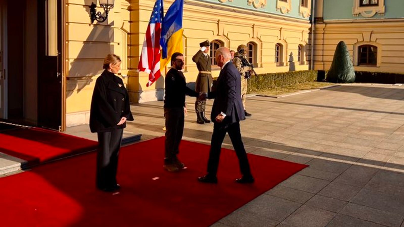 US President Joe Biden visits Kyiv marking first Ukraine trip since war began 