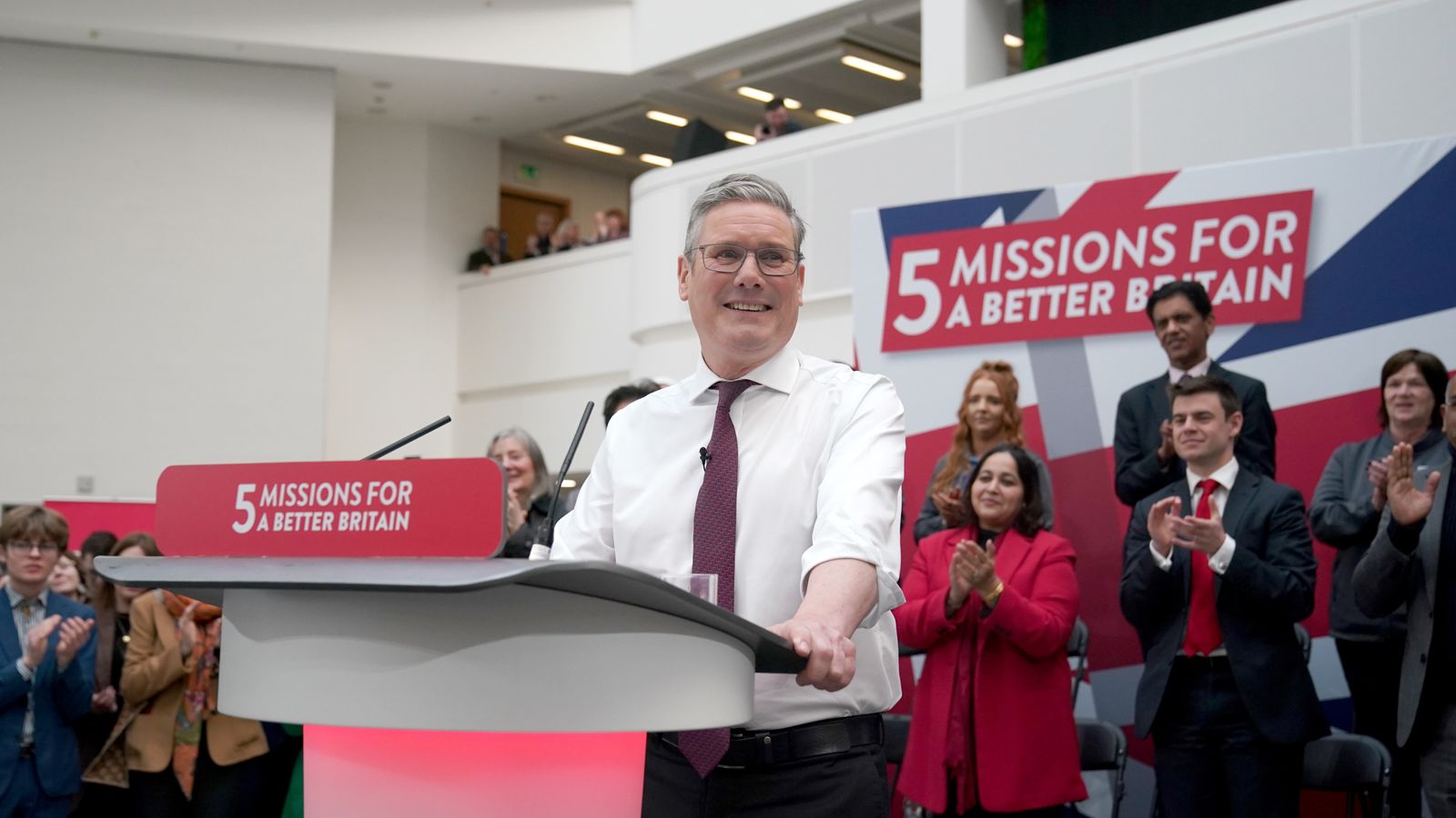 Keir Starmer promises to 'give Britain its future back' as he sets out five missions for government