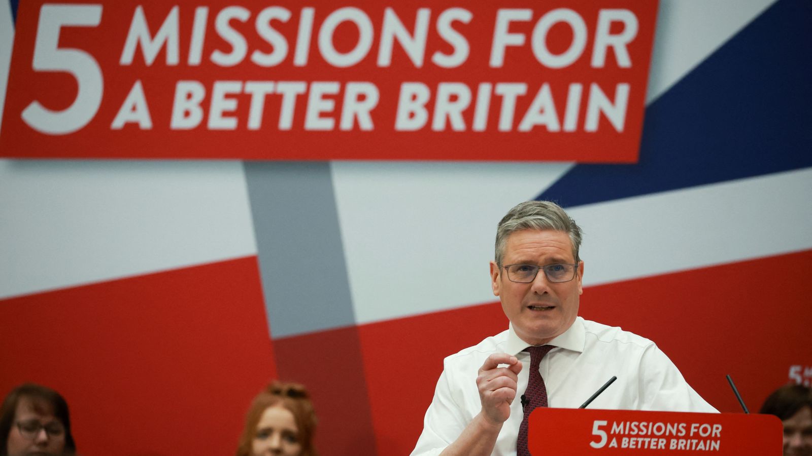 Labour Party Pledges: Sir Keir Starmer Lays Out His 'five Missions' For ...