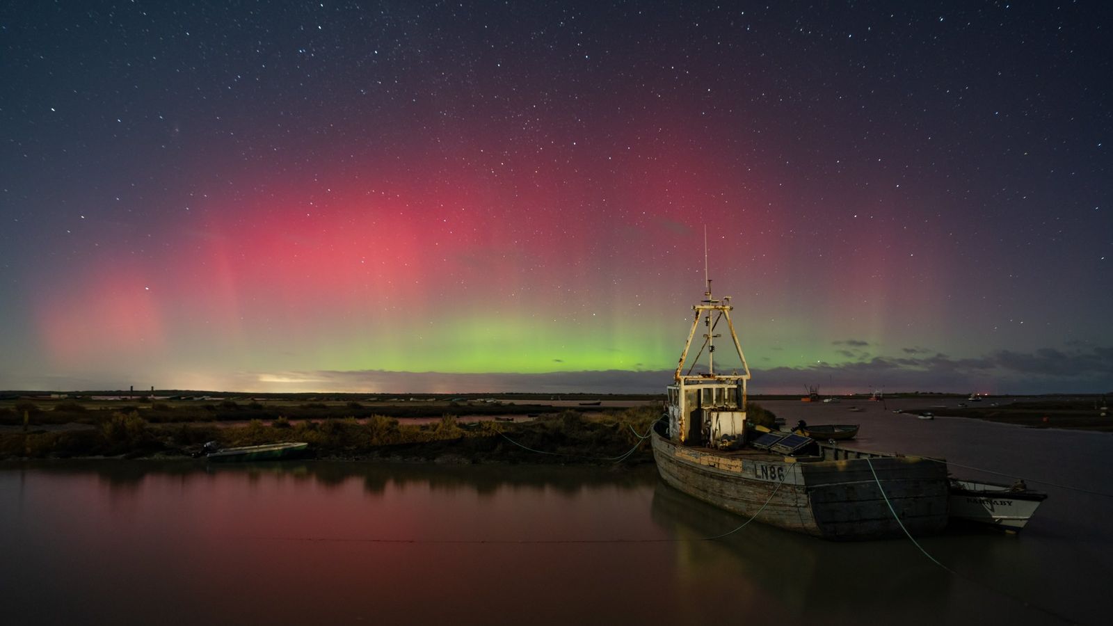 Northern Lights Rare Aurora display seen across the UK News UK Video