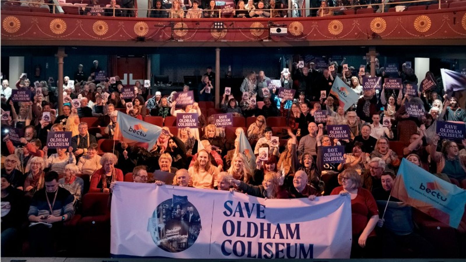 Oldham Coliseum: Campaigners including actress Maxine Peake fight to save theatre as building is said to be 'reaching natural end'