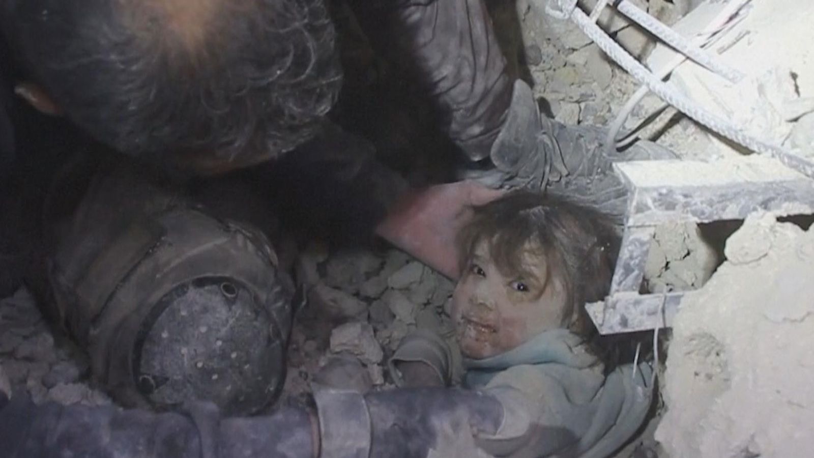 Turkey-Syria earthquake: Moment young girl pulled from rubble of building in Syria