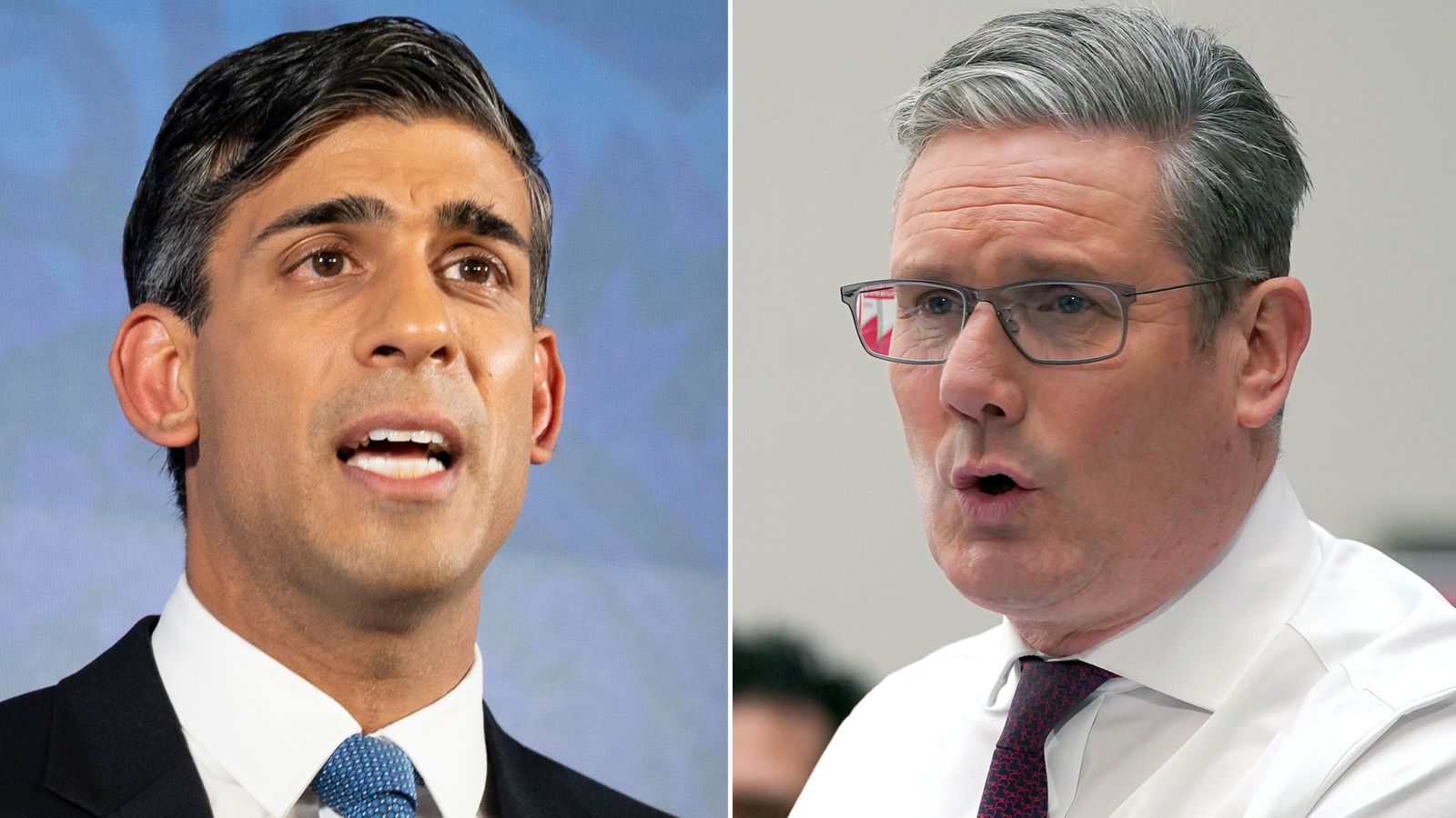 What are Rishi Sunak and Sir Keir Starmer's pledges for government?
