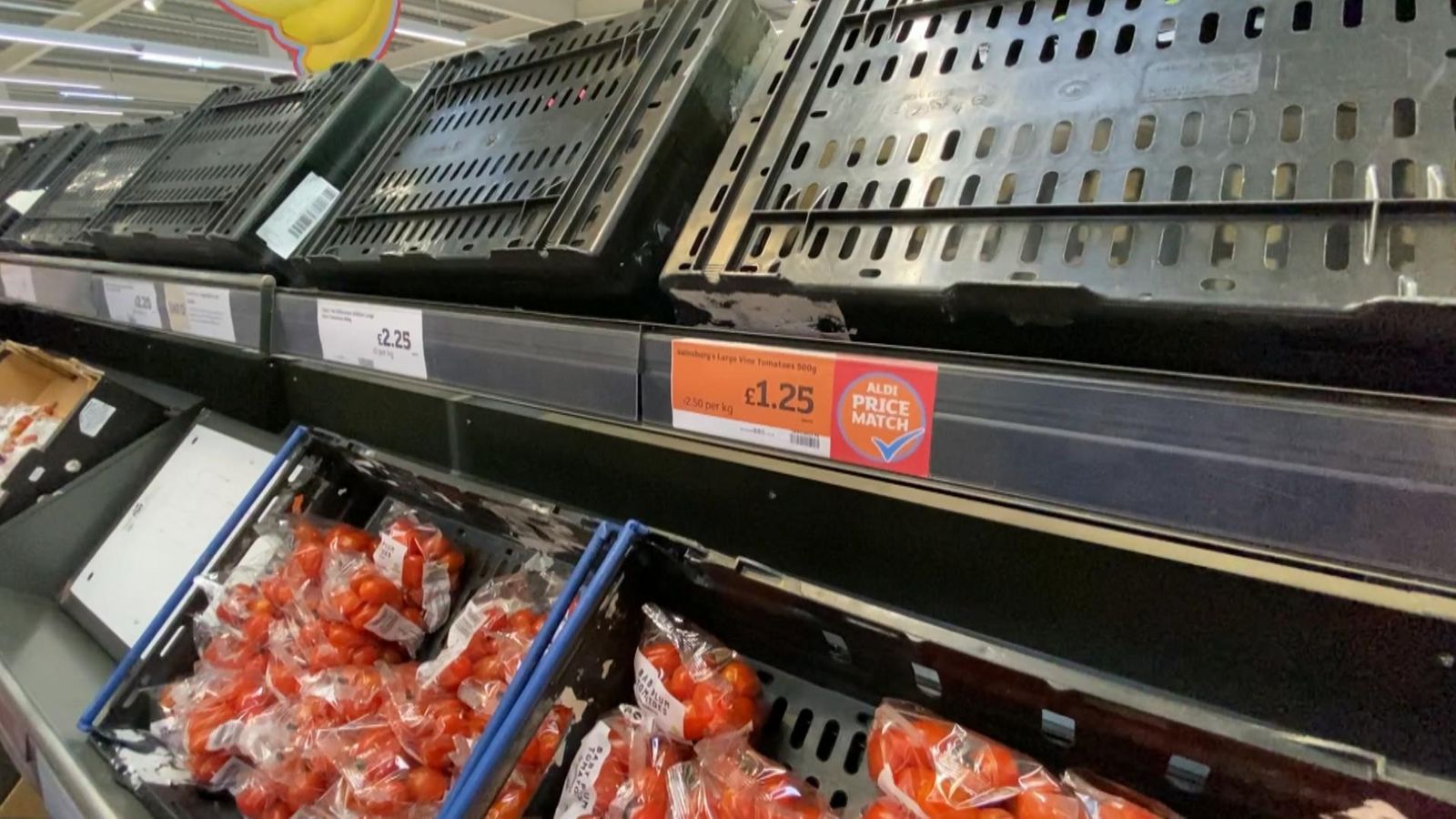 British tomato shortage could last until end of April, warns UK's largest grower