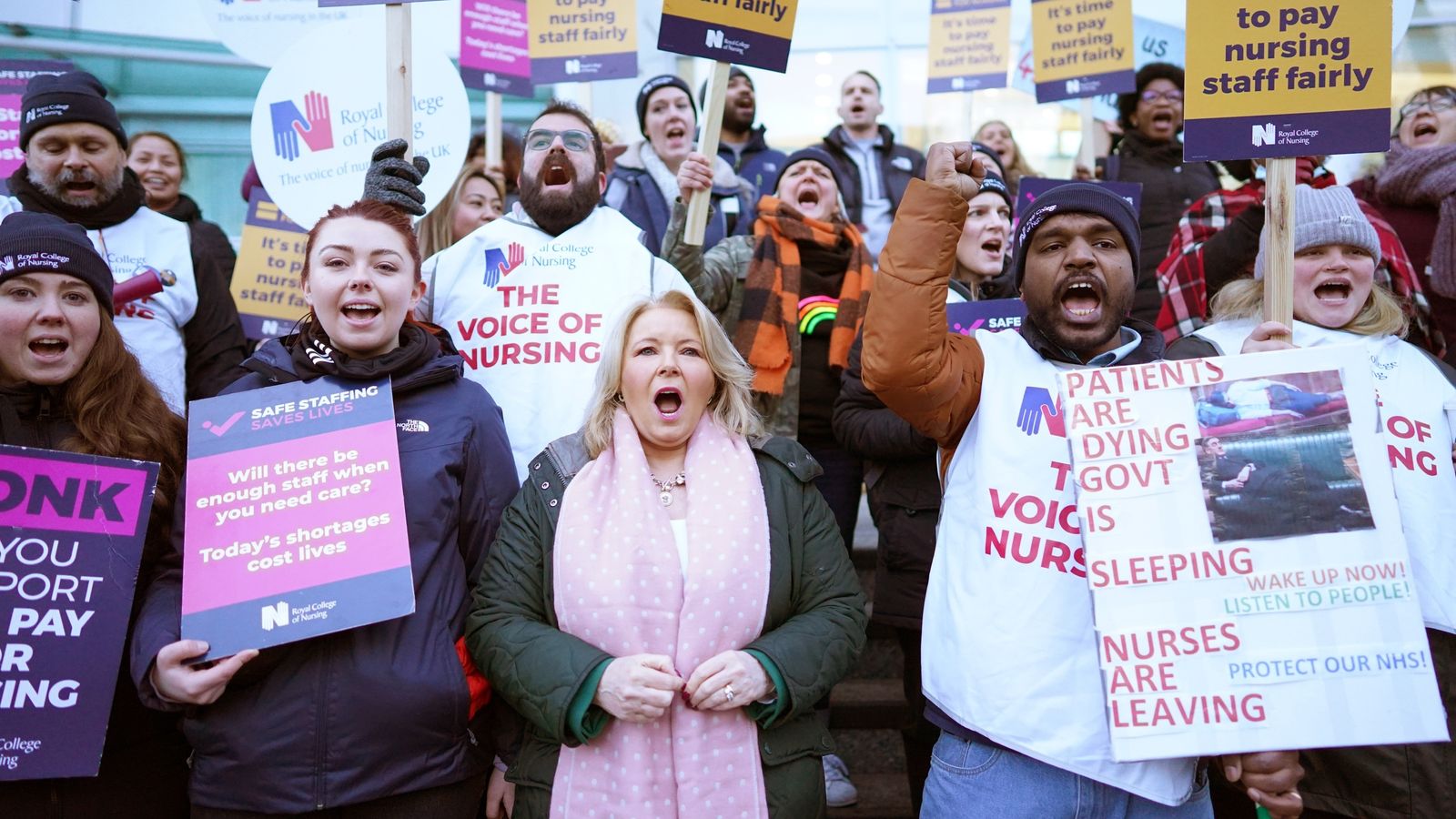 Royal College of Nursing votes for fresh strike while Unison members agree new pay deal