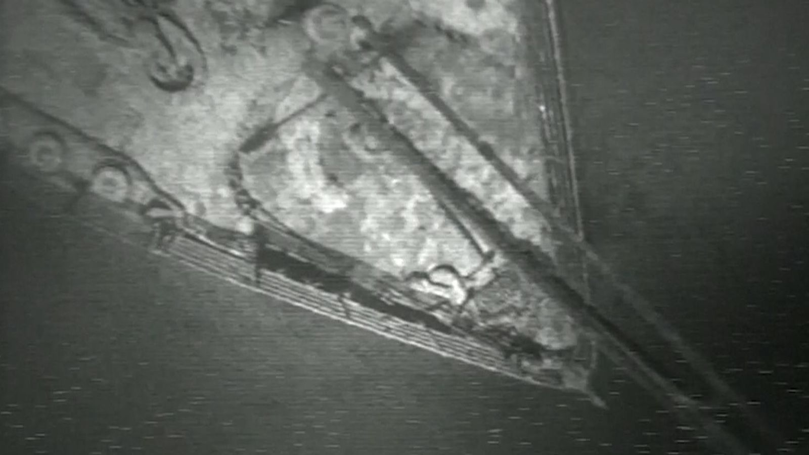 Rare footage shows 'haunting' dives to Titanic wreck after discovery in Atlantic Ocean
