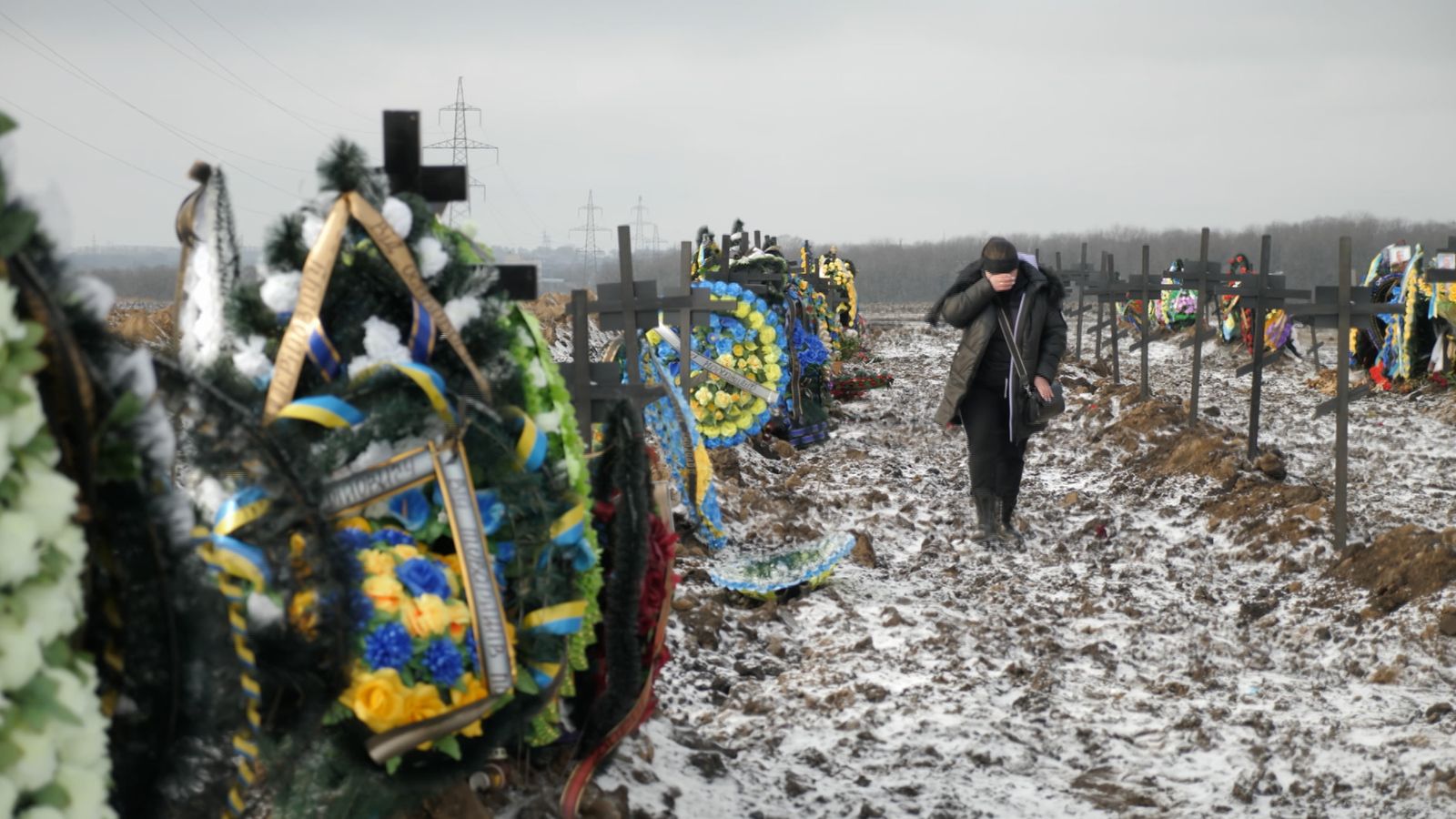 'It's not life, it's just hell': Grief-stricken Ukrainians still determined after a year of war