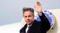 US Secretary of State Antony Blinken arrives in Munich