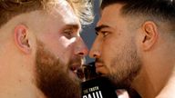 Jake Paul v Tommy Fury weigh-in