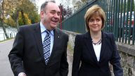 File photo dated 20/10/2011 of SNP Leader Alex Salmond and Deputy Leader Nicola Sturgeon on their way to the 77th Scottish National Party annual conference being held at the Eden Court Theatre in Inverness. Sturgeon is expected to resign as Scottish First Minister, according to the BBC. Issue date: Wednesday February 15, 2023.