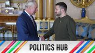 Volodymyr Zelenskyy meets King Charles