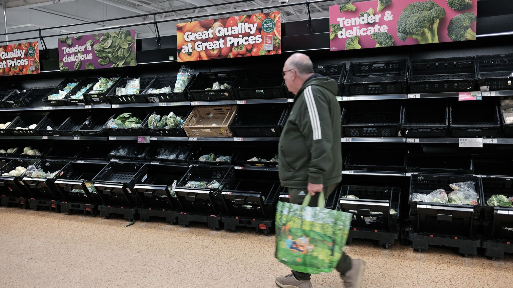 British shoppers warned of fruit and veg shortages, Food