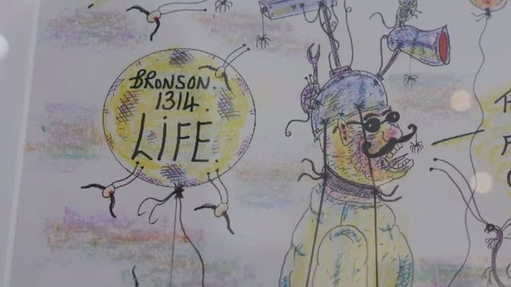 Charles Bronson Britain's most notorious prisoner launches art