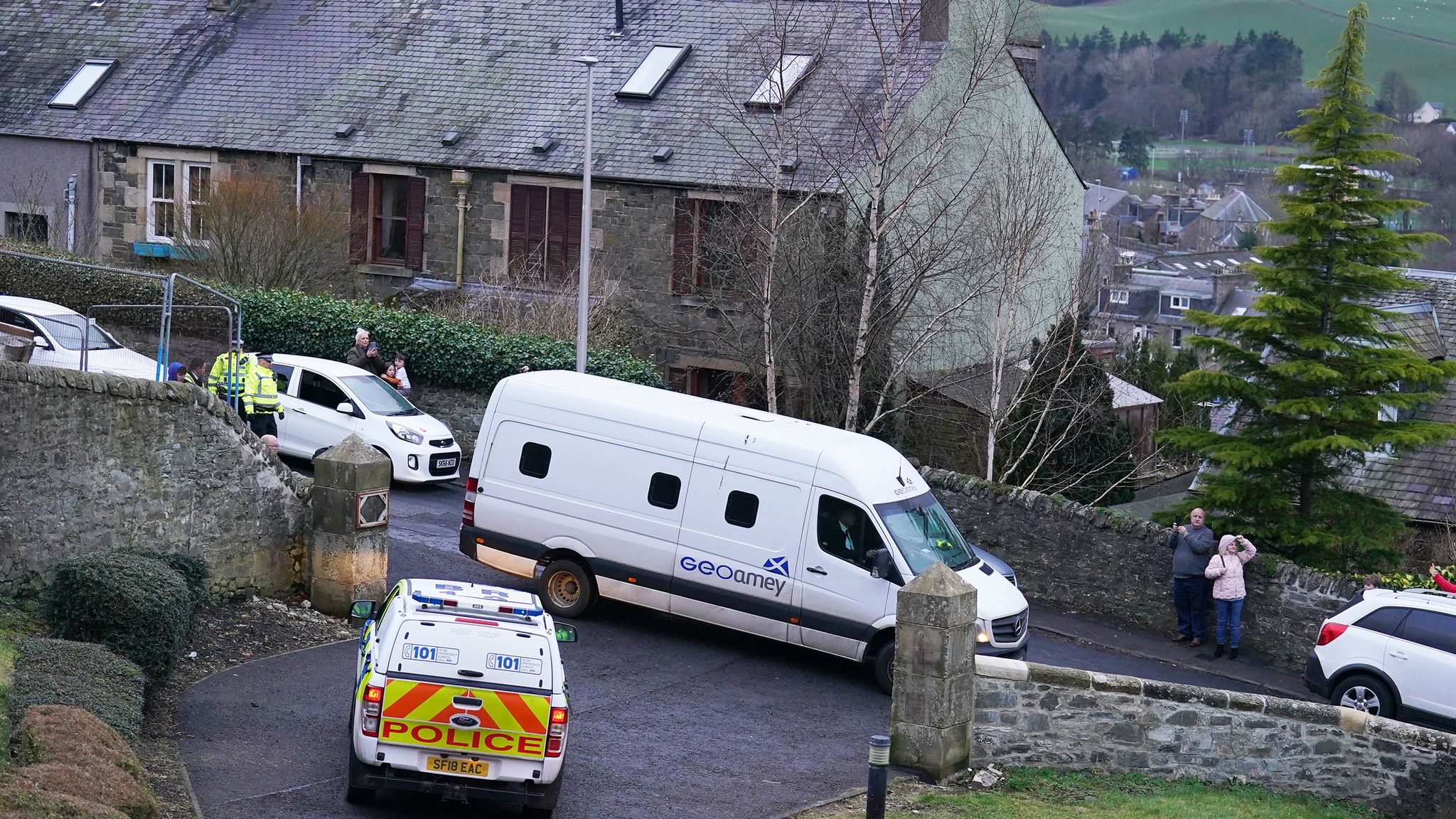 Man accused of abduction in the Scottish Borders now charged with child sex assault UK News Sky News photo