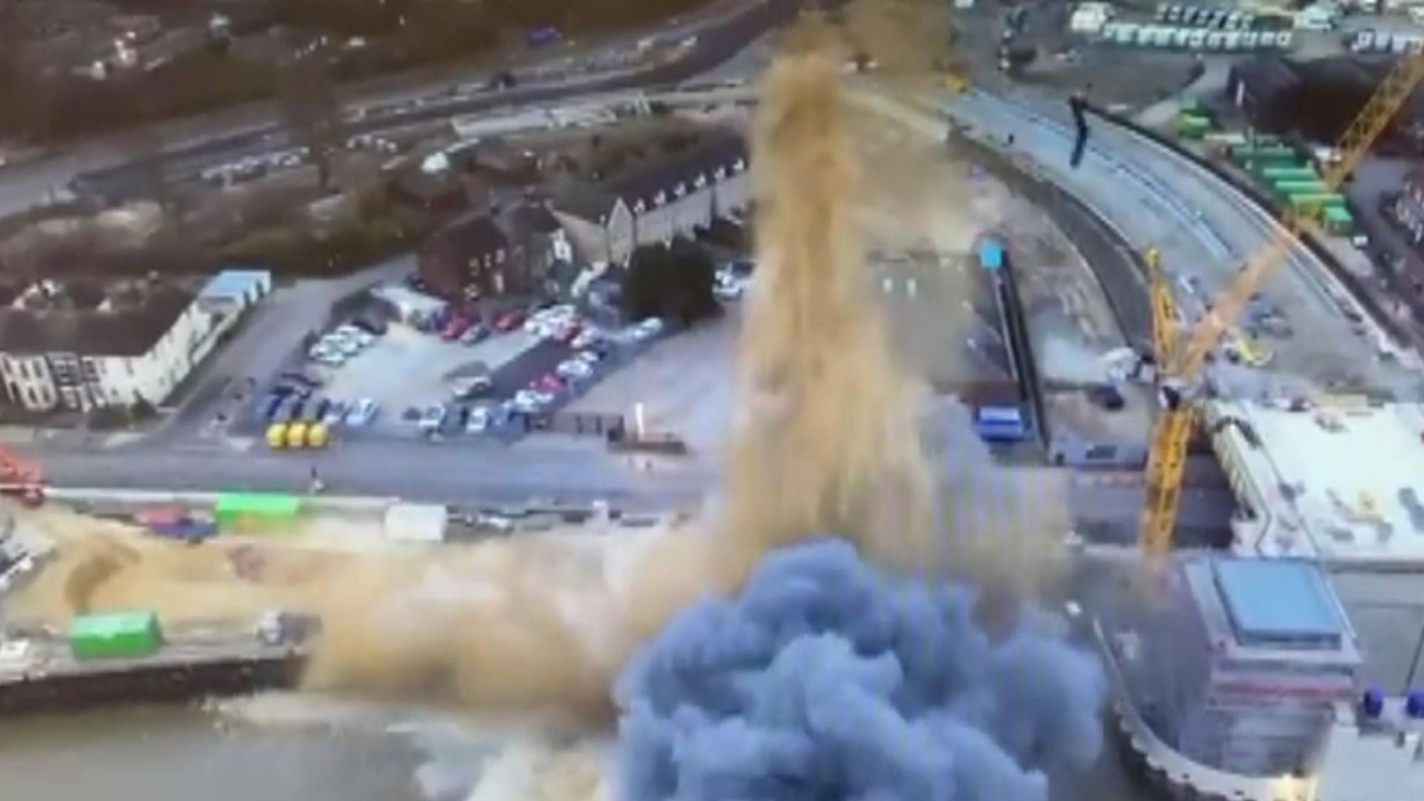 Second World War Bomb Unexpectedly Explodes In Norfolk | Uk News | Sky News