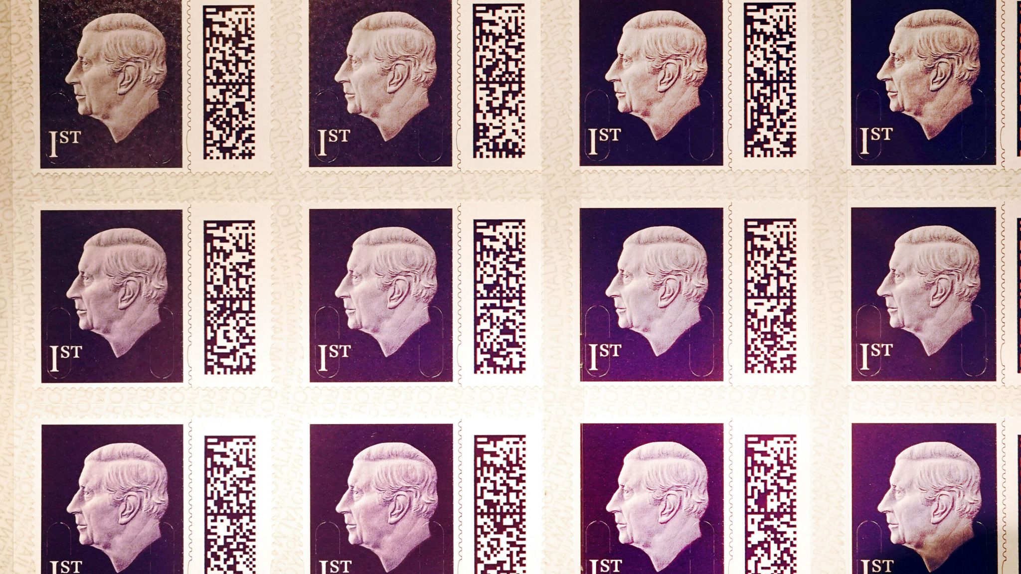 New stamps featuring King Charles's profile go on sale UK News Sky News