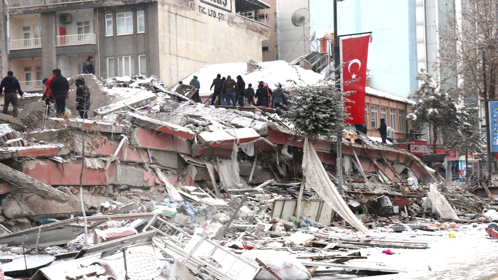 Turkey and Syria earthquake: Pictures show devastation of 7.8 magnitude  tremor | World News | Sky News