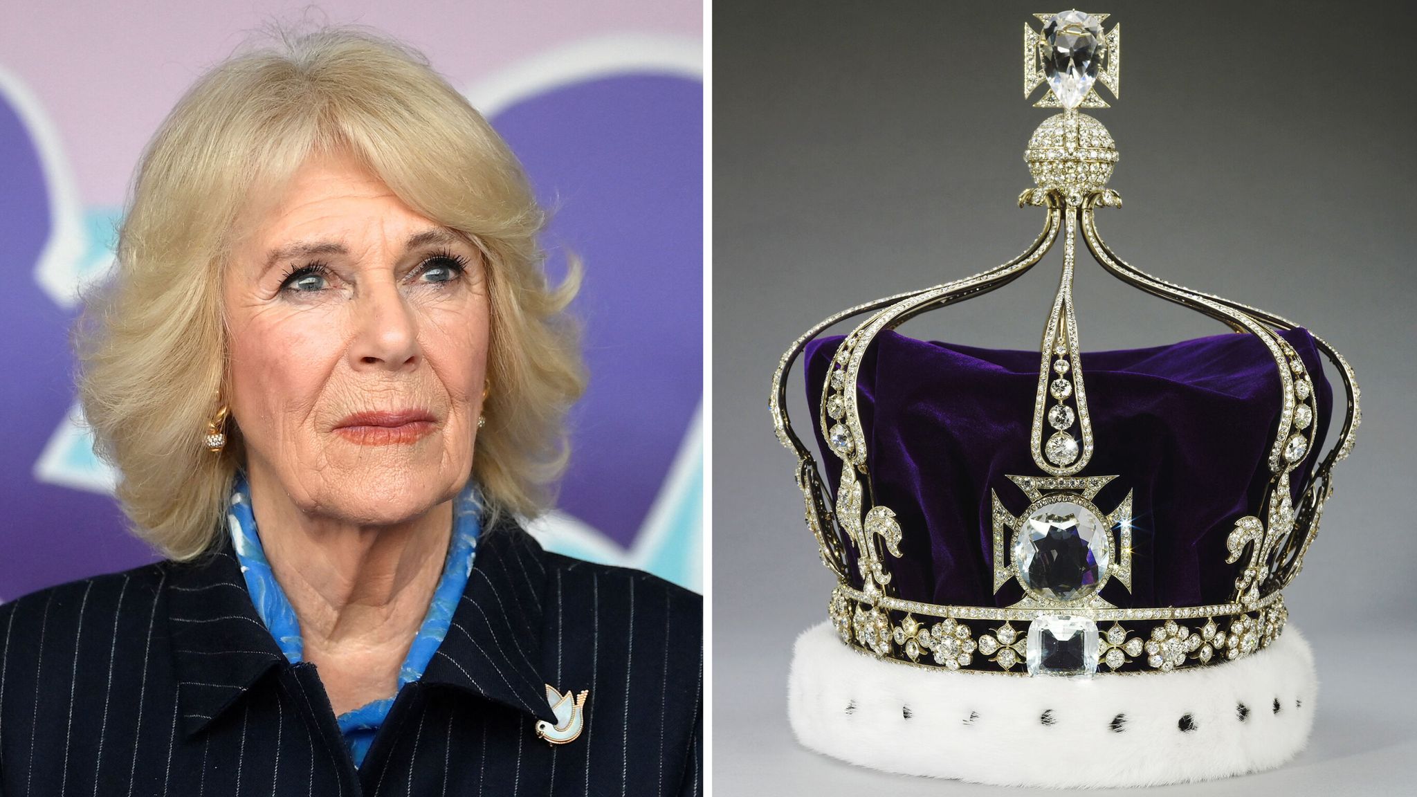 King Charles Coronation Camilla To Wear Queen Marys Crown Without