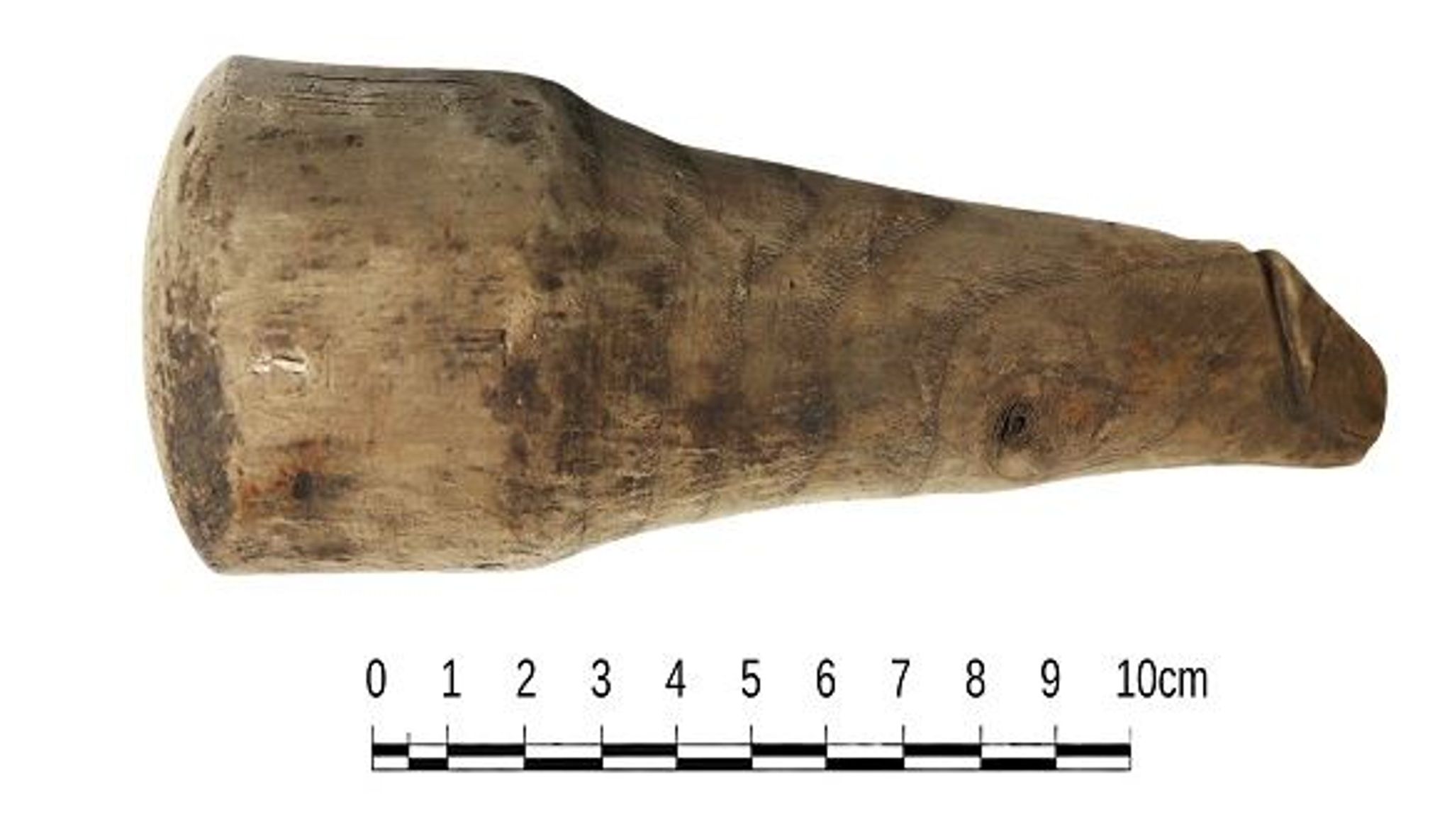 Roman sex toy discovered after experts re-examine 2,000-year-old wooden phallus found near Hadrians Wall UK News Sky News picture