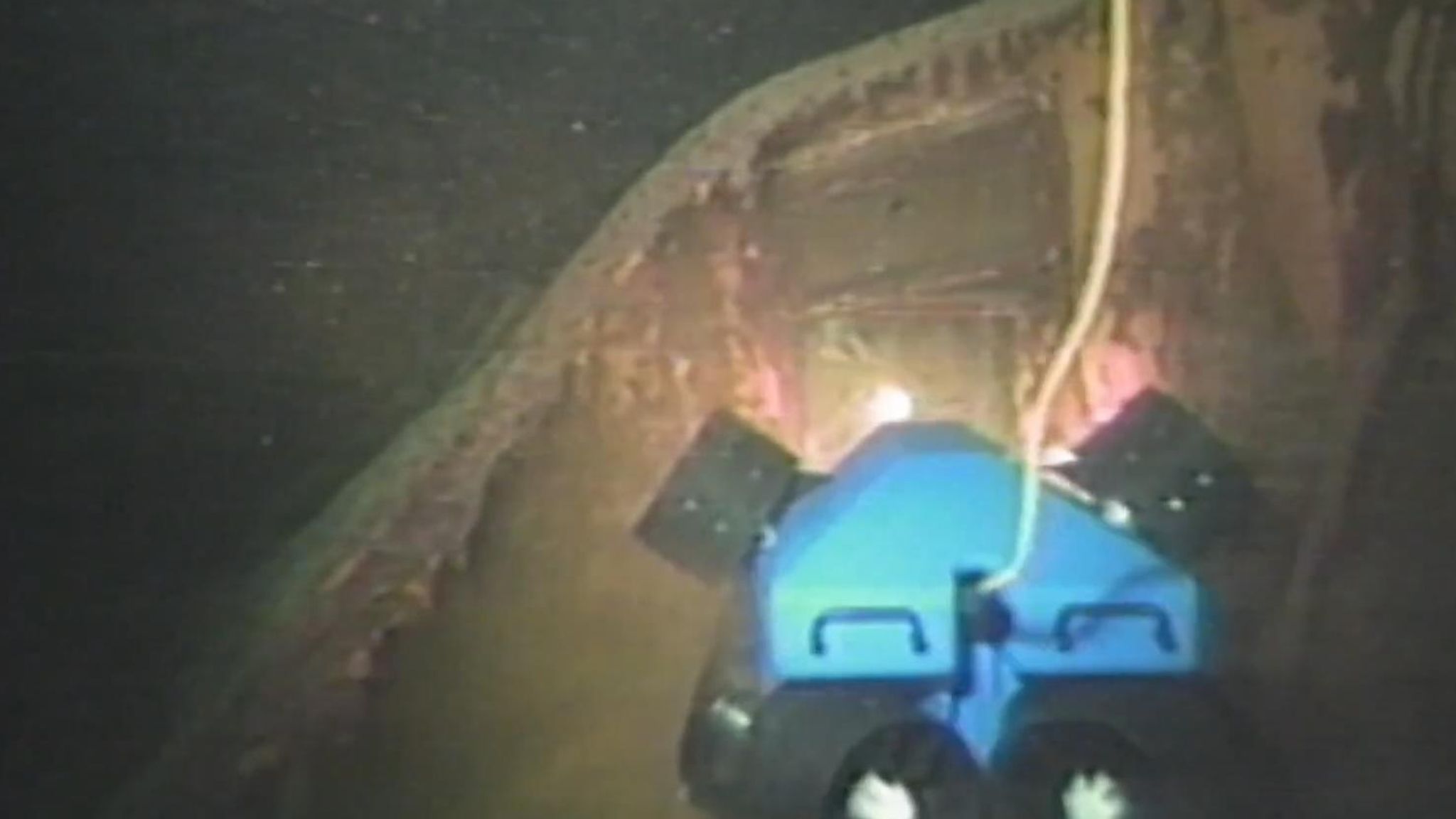 Video: Titanic wreck site location tour from 1986