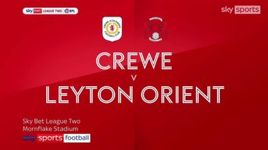 Crewe 0-2 Leyton Orient