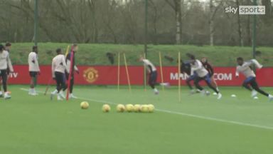 Sabitzer in Manchester United training | 'His strength is versatility'