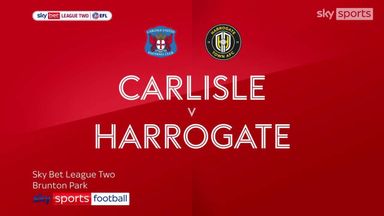 Carlisle Utd 0-1 Harrogate
