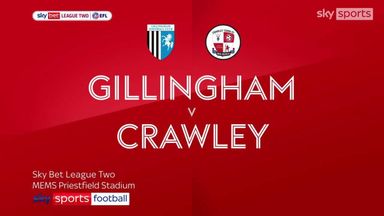 Gillingham 1-0 Crawley 