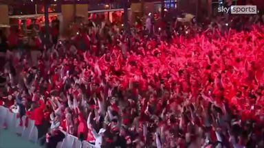 Chiefs fans go wild as they celebrate Super Bowl win