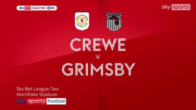 Crewe Alexandra 0-3 Grimsby Town