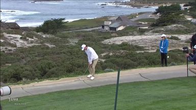 Bale hits it close from the cart-path! - 'Amazing shot!'
