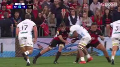 Did Ethan Blackadder's tackle deserve a yellow or more?