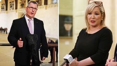 Jeffrey Donaldson and Michelle O'Neill