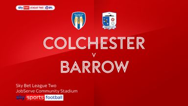 Colchester 1-1 Barrow