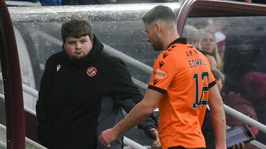 Dundee United appeal Edwards' red card