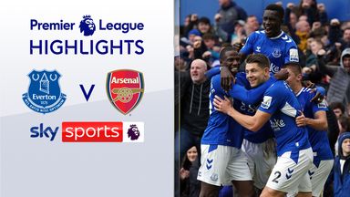 Dyche's Everton shock Arsenal with hard-fought win