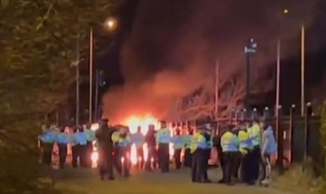 'High risk of more premeditated extremist attacks' after violence outside asylum seeker hotel, charities warn - Vimarsana News