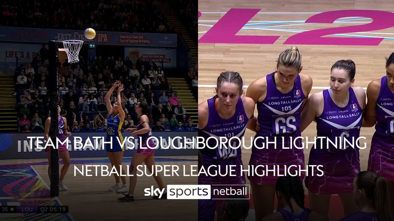 Team Bath 52 86 Loughborough Lightning Netball Super League Highlights Video Watch Tv Show 