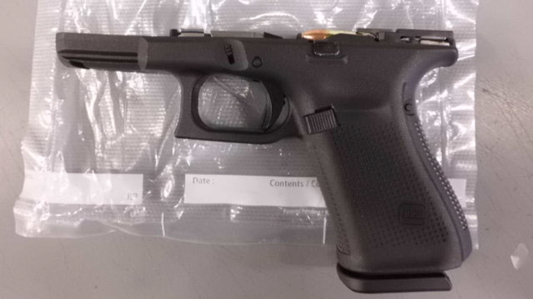 One of the loaded guns. Pic: Met Police