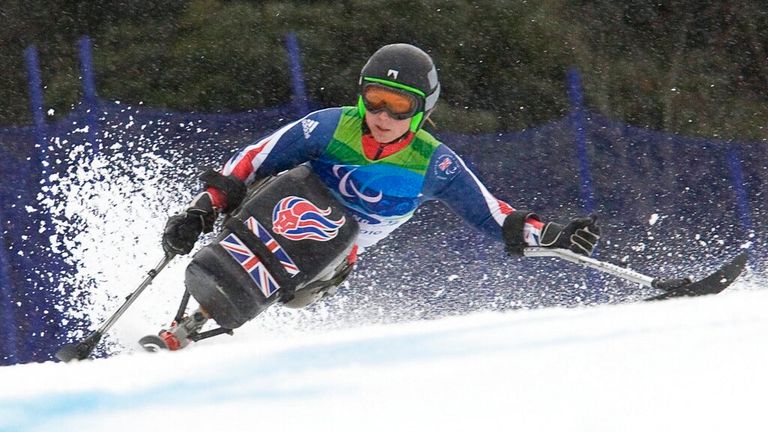 Anna Turney of Great Britain, skis in the women&#39;s giant slalom sitting event during the 2010 Winter Paralympic Games in Whistler, British Columbia, on Tuesday, March 16, 2010. (AP Photo/The Canadian Press, Jonathan Hayward). Pic: AP