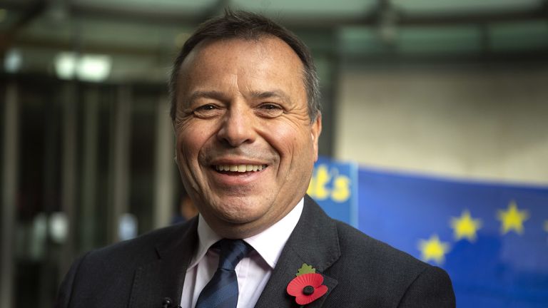 File photo dated 04/11/18 of Insurance tycoon Arron Banks, who has come under fire for a tweet about 16-year-old climate change activist Greta Thunberg.