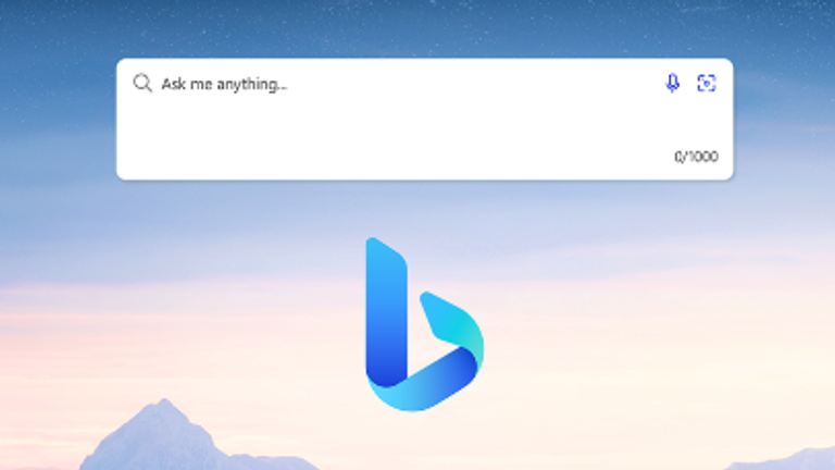 The new Bing invites users to &#39;ask me anything&#39;. Pic: Microsoft
