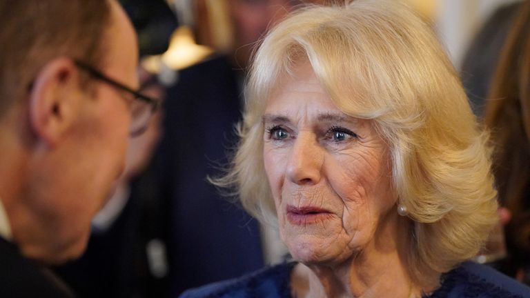 Camilla, Queen Consort hosts a reception at Clarence House