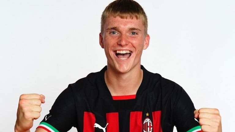 Cathal Heffernan of AC Milan