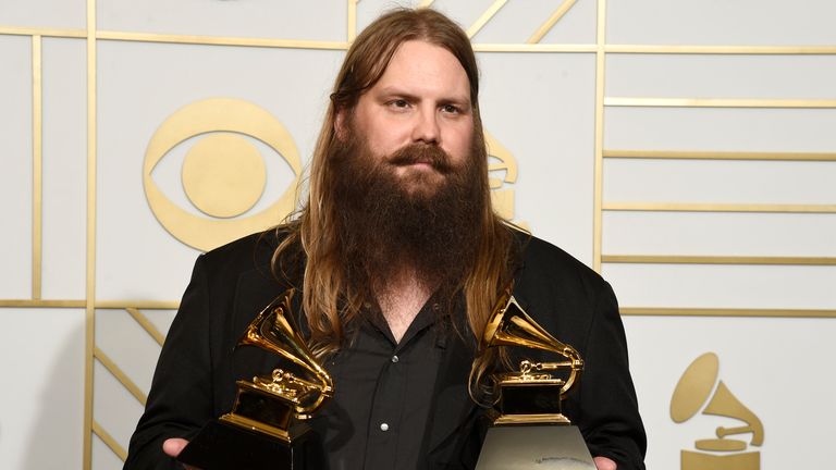 Chris Stapleton will be performing the national anthem. Pic: AP