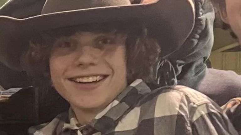 Denim Bradshaw died after riding a bull at a rodeo for the first time in North Carolina. Pic: GoFundMe 